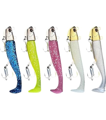 Amazon.co.jp: mamota ルアーセット ワームセット ジグヘッド